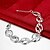 cheap Bracelets-Women&#039;s Chain Bracelet Personalized Simple Cute Love Statement Jewelry Korean Ethnic Bohemia Romantic Trendy Copper Silver Plated LOVE
