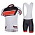 cheap Men&#039;s Clothing Sets-Cycling Jersey with Bib Shorts Men&#039;s Short Sleeves Bike Bib Shorts Sleeves Clothing Suits Quick Dry Ultraviolet Resistant Breathable 3D