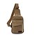 cheap Sling Shoulder Bags-Men&#039;s Bags Canvas Fanny Pack / Sling Shoulder Bag Solid Colored Brown / Army Green / Khaki