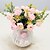 billige Kunstig blomst-Kunstige blomster 1 Afdeling minimalistisk stil Roser Bordblomst