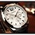 cheap Dress Classic Watches-Men&#039;s Wrist Watch Quartz Leather Black / Brown Analog Black / Coffee White / Black White / Brown / Stainless Steel