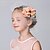 cheap Headpieces-Orange Flower Girl&#039;s Fabric / Net Headpiece - Wedding / Special Occasion / Outdoor Flowers