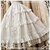 cheap Lolita Dresses-Lolita Skirt Women&#039;s Lace Cotton Cosplay Costumes Black / White Solid Colored Sleeveless Medium Length