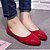 זול נעלים שטוחות לנשים-נעלי נשים-שטוחות-דמוי עור-נוחות-שחור / כחול / צהוב / ורוד / סגול / אדום / לבן / בז&#039;-שטח / קז&#039;ואל-עקב שטוח
