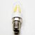 cheap Light Bulbs-E14 LED Filament Bulbs T 3 COB 2801 lm Warm White AC 220-240 V 1 pc