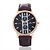 cheap Watches-SOXY® High Quality Precise Business Fashion Gold Plate PU Leather Strape Watch with Exquisite Quartz Watch for Men Wrist Watch Cool Watch Unique Watch