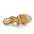 cheap Women&#039;s Sandals-Women&#039;s Shoes Leather Chunky Heel Heels Sandals / Slippers Party &amp; Evening / Dress / Casual Gold