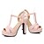 cheap Women&#039;s Sandals-Women&#039;s Shoes Leatherette Summer Chunky Heel Platform Imitation Pearl Buckle for Casual Office &amp; Career Dress Beige Green Pink