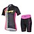 cheap Men&#039;s Clothing Sets-Cycling Jersey with Shorts Women&#039;s Short Sleeves Bike Shorts Sleeves Jersey Clothing Suits Quick Dry Ultraviolet Resistant Breathable 3D