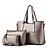 cheap Bag Sets-Women&#039;s Bags PU Tote / Shoulder Bag / Bag Set for Shopping / Formal / Outdoor Wine / Royal Blue / Champagne