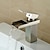 abordables Robinetteries de lavabo-Robinet lavabo - Jet pluie Nickel brossé Set de centre Mitigeur un trouBath Taps