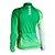 ieftine Seturi de îmbrăcăminte pentru bărbați-Din fericire Pentru femei Manșon Lung Jersey de ciclism cu colanți Iarnă Lycra Poliester Verde Gradiant Bicicletă Jerseu Costume Rezistent la Vânt Proiectare anatomică Uscare rapidă Respirabil Dungi