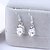 cheap Earrings-Women&#039;s Crystal Drop Earrings Hoop Earrings - Imitation Pearl Dark Blue / Rose / Blue For Wedding Party Daily