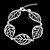 cheap Bracelets-Novel Sweet Women&#039;s Leaves Brass Silver Plated Chain &amp; Link Bracelet(Silver)(1Pc)