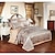 preiswerte 3D-Bettbezüge-Bettbezug-Sets Luxus Seide / Baumwolle Stickerei 4 StückBedding Sets / 600 / 4-teilig (1 Bettbezug, 1 Bettlaken, 2 Kissenbezüge)
