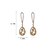 cheap Earrings-Women&#039;s Crystal Drop Earrings Cubic Zirconia Silver Earrings Jewelry Burgundy / Gold / Silver For