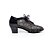 ieftine Pantofi Dans Latin-Pentru femei Pantofi Moderni / Pantofi Salsa Dantelă Sandale Flori din Satin Toc Îndesat NePersonalizabili Pantofi de dans Bleumarin / Negru / Interior / Performanță / Antrenament / Profesional