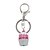 cheap Keychains-Fashion Cute Mixed Color Metal Cupcake Key Ring/. Handbag Accessory