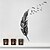 cheap Wall Stickers-Left Right Flying Feather Wall Stickers Home Decor Adesivo De Parede Home Decoration Wallpaper Wall Sticker