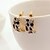 cheap Earrings-Women&#039;s Stud Earrings Ladies Fashion Rhinestone Earrings Jewelry Gold For Daily