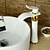 cheap Bathroom Sink Faucets-Bathroom Sink Faucet - Waterfall Ti-PVD Centerset Single Handle One HoleBath Taps / Brass