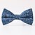 baratos Acessórios Masculinos-festa dos homens / noite casamento luz paisley azul uma gravata de borboleta formal