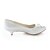 cheap Wedding Shoes-Women&#039;s Wedding Dress Summer Satin Flower Low Heel Elastic Fabric Ivory Champagne Red
