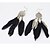 cheap Earrings-Women&#039;s Drop Earrings Leaf Feather Ladies Personalized European Fashion Native American Feather Earrings Jewelry For Party Daily Casual