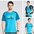 cheap Tees &amp; Shirts-Summer Outdoor Tectop Men&#039;s Hiking Camping Polyester Short Sleeve T Shirt Quick Drying Breathable Printed Top Tees