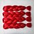 cheap Crochet Hair-1 12packs red braiding hair beautiful color high temperature braiding hair 100g pcs synthetic braiding hair extensions