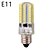 levne LED bi-pin světla-1ks 4 W 300-350 lm E12 / E17 / E11 LED corn žárovky T 80 LED korálky SMD 3014 Stmívatelné / Ozdobné Teplá bílá / Chladná bílá 220-240 V / 110-130 V / 1 ks / RoHs
