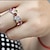Χαμηλού Κόστους Μοδάτο Δαχτυλίδι-Γυναικεία Δακτύλιος Δήλωσης - Στρας, Κράμα Κλασσικό, Ρομαντικό Κοσμήματα Κόκκινο Για Καθημερινά Causal 8