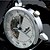 זול שעונים מכאניים-בגדי ריקוד גברים שעון יד / שעון מכני עמיד במים / חריתה חלולה עור להקה קסם שחור / חום / מכני ידני
