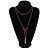 cheap Necklaces-Women&#039;s Pendant Necklace Beaded Necklace Y Necklace Tassel Fringe Beads Bohemian Vintage Trendy Casual / Sporty Resin Alloy Golden Gold-Wine Silver Necklace Jewelry For Party Daily Casual Sports