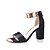 cheap Women&#039;s Sandals-Women&#039;s Shoes Chunky Heel Open Toe Sandals Office &amp; Career / Dress / Casual Black / White