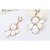 cheap Earrings-Earring Drop Earrings Jewelry Women Alloy / Resin 1set White