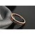 billige Motering-Women&#039;s Band Ring spinning ring Crystal 18K Gold Plated Alloy Ladies Luxury Simple Style Party Jewelry