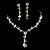 cheap Jewelry Sets-Wedding Bridal Bridesmaid Crystal Necklace Earrings Jewelry Set