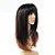 cheap Synthetic Trendy Wigs-Synthetic Wig Straight Straight Wig Medium Length Black Synthetic Hair