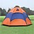 voordelige Tenten &amp; Beschutting-Sheng yuan 4 personen Tent Buiten waterdicht Ademend Ultraviolet-Resistant Dubbel Gelaagd Dobber Koepel Kampeer tent 1500-2000 mm voor Wandelen Kamperen Polyesteri Oxford 240*240*135 cm