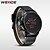 cheap Military Watches-WEIDE Men&#039;s Wrist Watch Quartz Leather Black 30 m Water Resistant / Waterproof Analog Charm - Black Silver Red / Stainless Steel