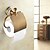 cheap Bath Accessories-Ceramic Toilet Paper Holder , Traditional Antique Copper Wall Mounted