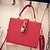 cheap Handbag &amp; Totes-Women&#039;s Bags PU(Polyurethane) Tote / Satchel / Shoulder Messenger Bag for Shopping / Casual / Formal Black / Red / Pink / Gray