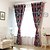 cheap Curtains &amp; Drapes-Rod Pocket Grommet Top Tab Top Double Pleat Two Panels Curtain Country Modern Neoclassical Mediterranean European , Print &amp; Jacquard