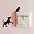 baratos Adesivos de Parede-Animais / Formas Wall Stickers Autocolantes de Aviões para Parede , PVC W7.5cm x L6.4cm