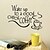 cheap Wall Stickers-Decorative Wall Stickers - Words &amp; Quotes Wall Stickers Still Life Living Room / Bedroom / Bathroom