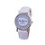 billige Trendy klokker-Dame Armbåndsur Quartz Quiltet kunstlær Svart / Hvit / Rosa Analog damer Sjarm Mote - Hvit Svart Rosa / Rustfritt stål