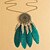 cheap Necklaces-Women&#039;s Pendant Necklace Statement Necklace Bohemian European Alloy Green Necklace Jewelry For Party Daily Casual