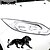 preiswerte Autoaufkleber-lustig das Abziehbild Auto Autofenster Löwe Cartoon-Auto-Aufkleber-Wand-Styling (2 Stück)