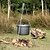 billige Campingkøkkengrej-komfur tilbehør Enkelt Bærbar Aluminium til udendørs Campering &amp; Vandring Udendørs Picnic